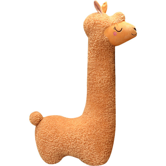 Alpaca plush toy pillow